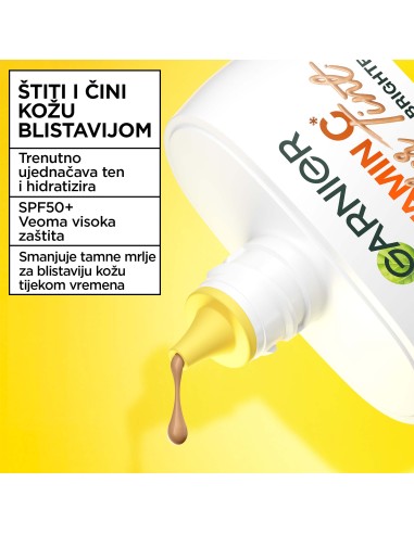 Garnier Vitamin C* dnevni tonirani fluid srednji