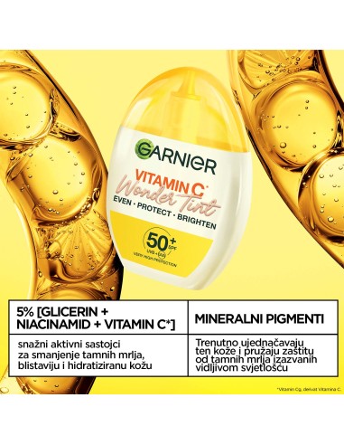 Garnier Vitamin C* dnevni tonirani fluid srednji