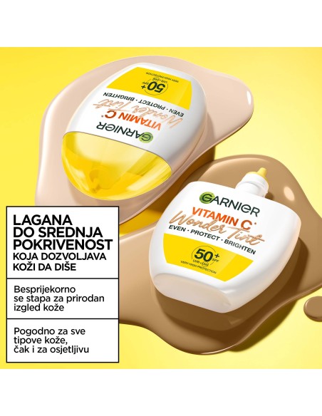 Garnier Vitamin C* dnevni tonirani fluid svijetli