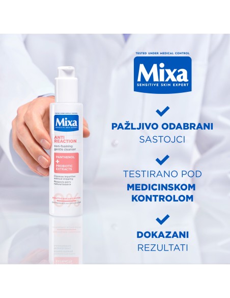 Mixa Anti Reaction gel za čišćenje lica 150ml