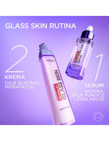 LOreal Paris Revitalift Filler Glass skin tekuća krema