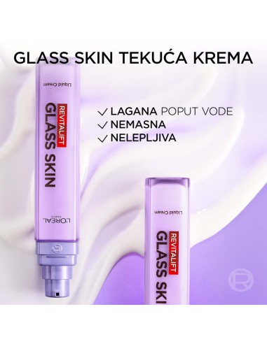 LOreal Paris Revitalift Filler Glass skin tekuća krema
