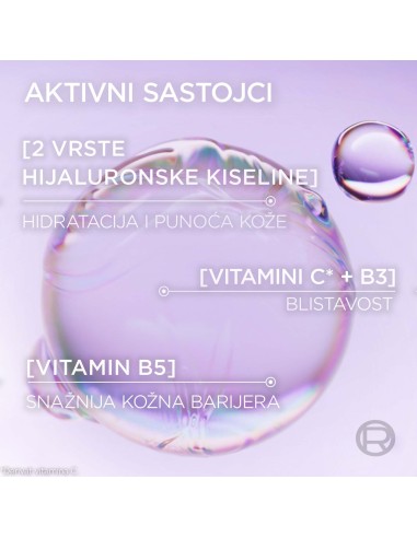 LOreal Paris Revitalift Filler Glass skin tekuća krema