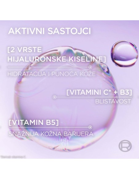 LOreal Paris Revitalift Filler Glass Skin hidrogel maska za blistavu kožu