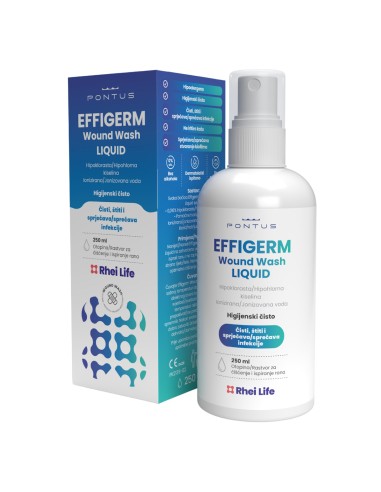 Pontus Pharma Effigerm Wound Wash otopina za čišćenje, ispiranje i vlaženje rana