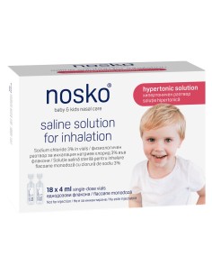 Nosko hipertonična otopina natrijeva klorida 3% otopina za inhalaciju