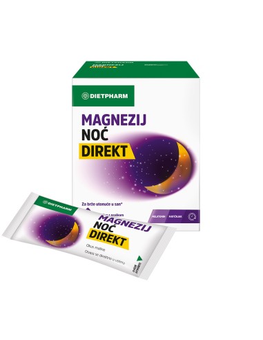 Dietpharm Magnezij Noć Direkt vrećice, dodatak prehrani
