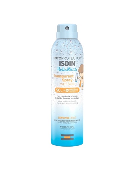 ISDIN FotoProtector Transparent Spray Pediatrics Wet Skin SPF50 dječji sprej