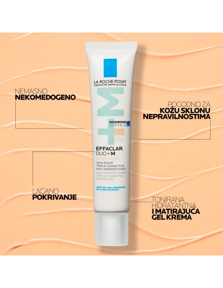 La Roche-Posay Effaclar Duo + M Tonirana trostruko korektivna njega protiv nesavršenosti