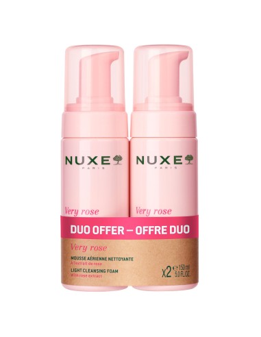 Nuxe Very Rose Pjena za čišćenje DUO 1+1 Promo pakiranje