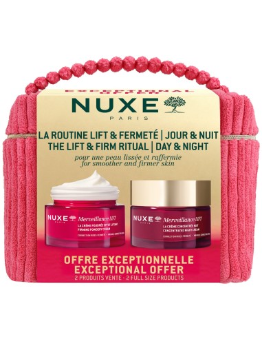 Nuxe Merveillance Lift Vanity set s kozmetičkom torbicom Promo pakiranje