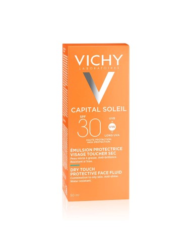 Vichy Capital Soleil Dry Touch Matirajući Fluid za sunčanje SPF 30