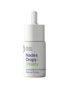 Nades Design Nades Drops+ Vitality kapi, dodatak prehrani