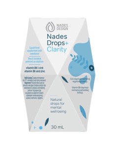 Nades Design Nades Drops+ Clarity kapi, dodatak prehrani 2