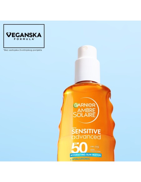 Garnier Ambre Solaire dvofazna vodica za zaštitu od sunca, SPF50 visoka zaštita, 150ml