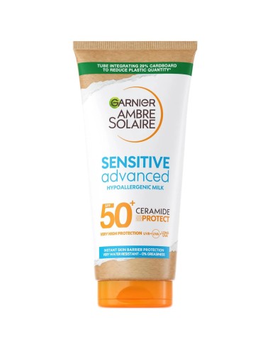Garnier Ambre Solaire mlijeko za zaštitu od sunca za osjetljivu kožu, SPF50+ vrlo visoka zaštita