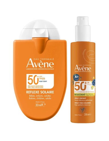 Avene Sun Reflexe Solaire Emulzija SPF 50+ + Dječji sprej SPF 50+ Promo pakiranje