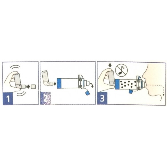 Flow-Vu Aerochamber Plus s nastavkom...