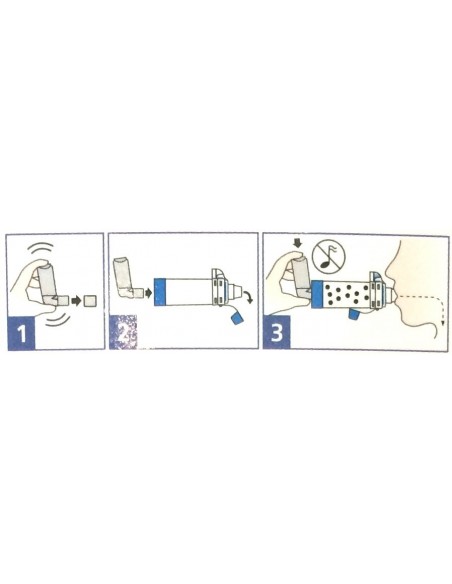 Flow-Vu Aerochamber Plus s nastavkom za usta