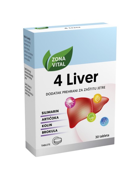 Zona Vital 4 Liver tablete, dodatak prehrani