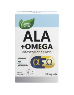 Zona Vital ALA + Omega kapsule, dodatak prehrani 2