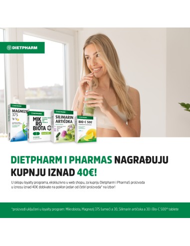 Dietpharm ili Pharmas POKLON za kupnju iznad 40€ (napišite odabir u napomenu)