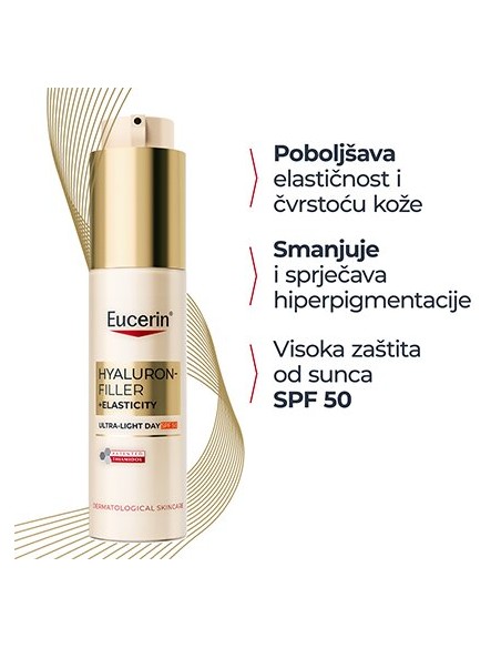 Eucerin Hyaluron-Filler + Elasticity Ultra-light SPF 50 fluid za lice 99558