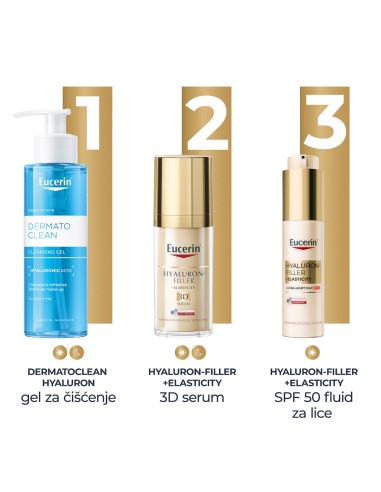 Eucerin Hyaluron-Filler + Elasticity Ultra-light SPF 50 fluid za lice 99558