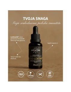 Hifas da Terra Lentinan kapi za imunološki sustav, dodatak prehrani 2