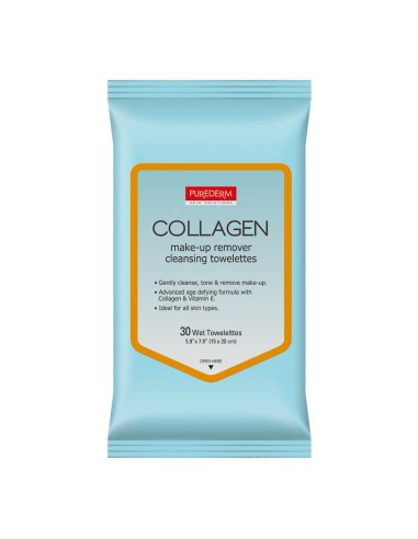 Purederm Make-up Remover Cleansing collagen maramice