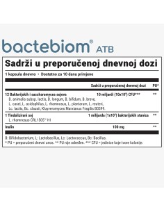 Olonea Bactebiom ATB kapsule, dodatak prehrani 2