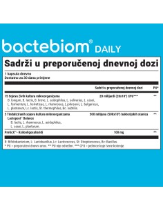 Olonea Bactebiom Daily kapsule, dodatak prehrani 2