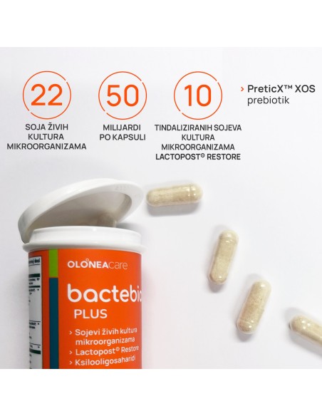 Olonea Bactebiom Plus kapsule, dodatak prehrani