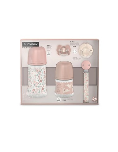 Suavinex Suavinex poklon set bočica i duda Wonderland Roza Promo pakiranje