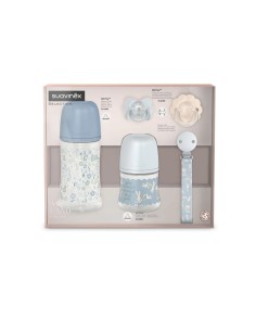 Suavinex Suavinex poklon set bočica i duda Wonderland Plava Promo pakiranje