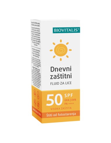 Biovitalis Dnevni zaštitni fluid za lice SPF 50