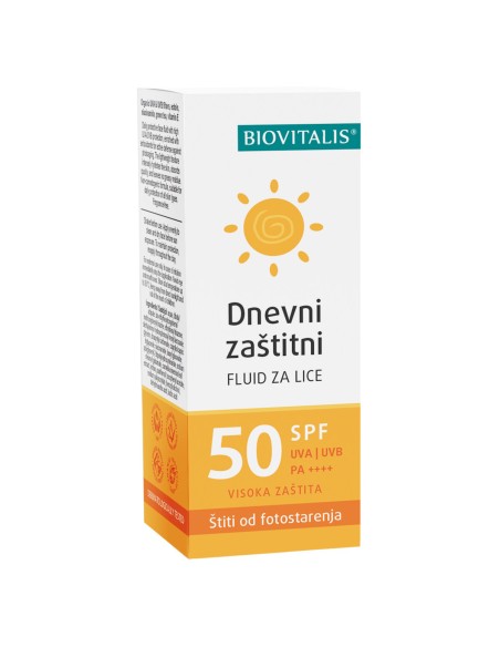 Biovitalis Dnevni zaštitni fluid za lice SPF 50