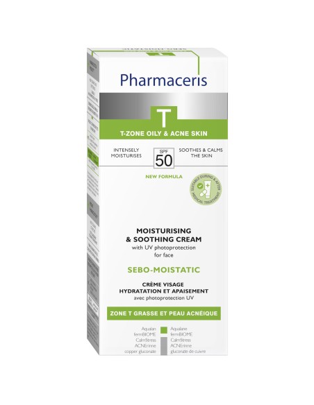 Pharmaceris T Sebo Moistatic Hidratantna krema za lice SPF 50