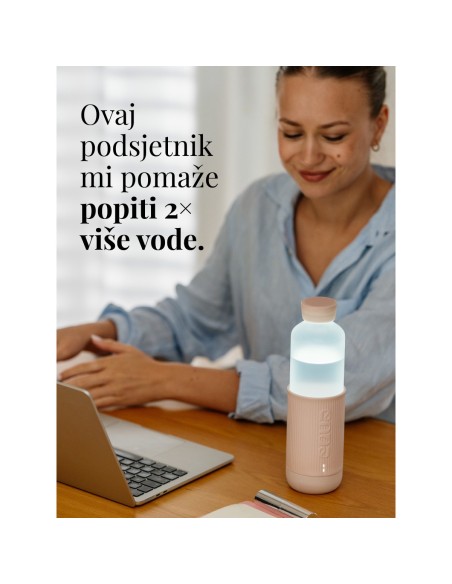 Equa staklena boca Water O'clock