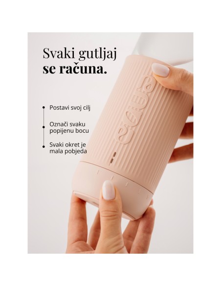 Equa staklena boca Water O'clock