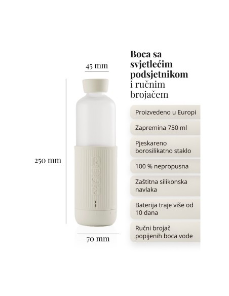 Equa staklena boca Glow