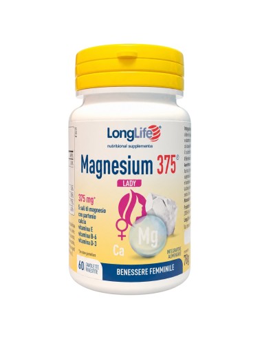LongLife Magnezij 375 Lady tablete, dodatak prehrani
