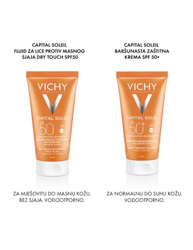 Vichy Capital Soleil Dry Touch Matirajući fluid SPF 50