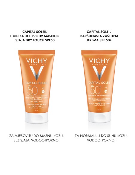 Vichy Capital Soleil Dry Touch Matirajući fluid SPF 50