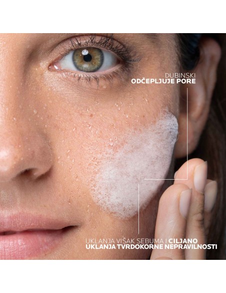 La Roche-Posay Effaclar Pročišćavajući mikro-piling gel za čišćenje lica i tijela, za masnu kožu