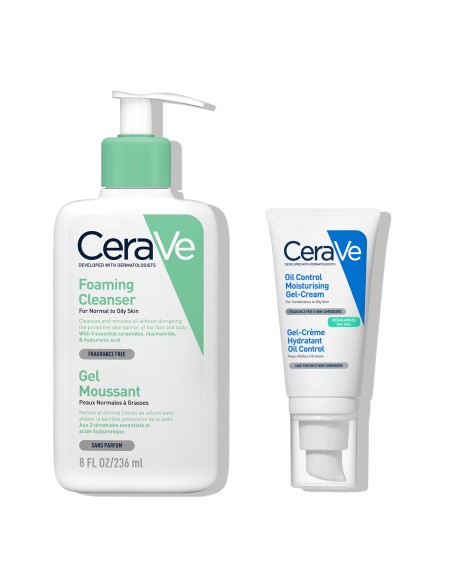 CeraVe Starter kit za masnu i mješovitu kožu (čišćenje i hidratacija)