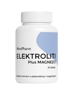 MeviPharm Elektroliti Plus magnezij tablete, dodatak prehrani