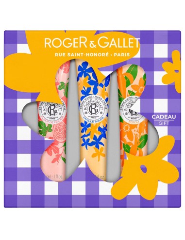 Roger & Gallet Trio Set kreme za ruke Smokva/Vanilija/Neroli Promo pakiranje