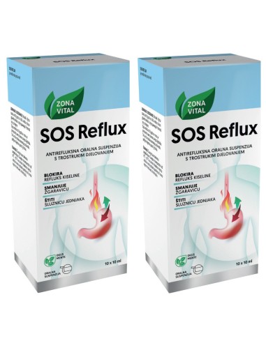 Zona Vital SOS Reflux vrećice 1+1 PROMO