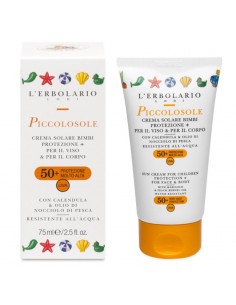 Lerbolario Sun Piccolosole dječja krema za zaštitu od sunca SPF 50+